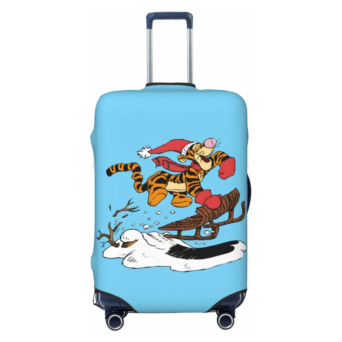 

Чехол для чемодана с мультяшным принтом T-Tiggers, моющийся, защитный, подходит для чемоданов 18-32 дюймов