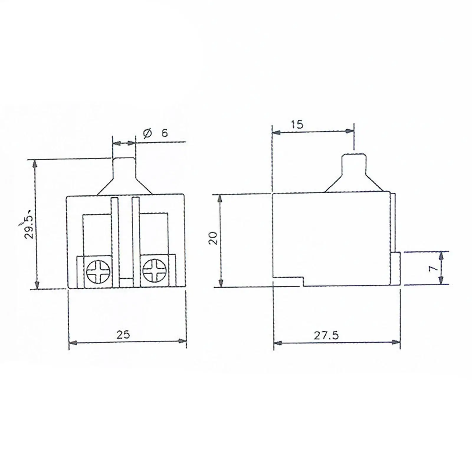 2x smerigliatrice angolare pulsante interruttore professionale 6-100 interruttore a levetta compatto