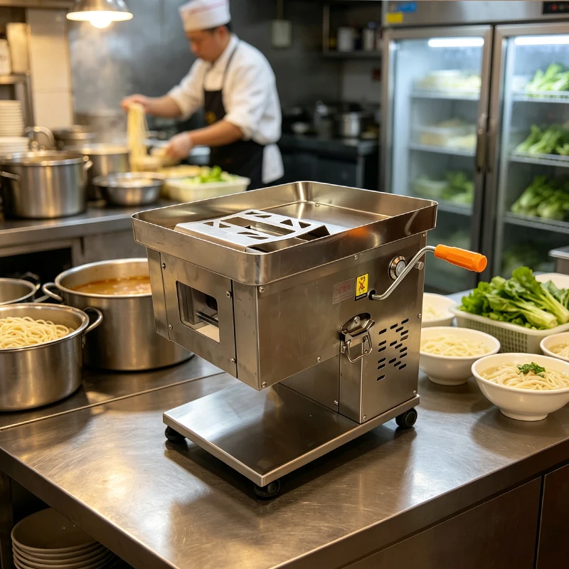 Electric Mini Meat Cutter Single Hand Operation Bean Skin & Mushroom Shredder Kitchen Appliance for Food Processing