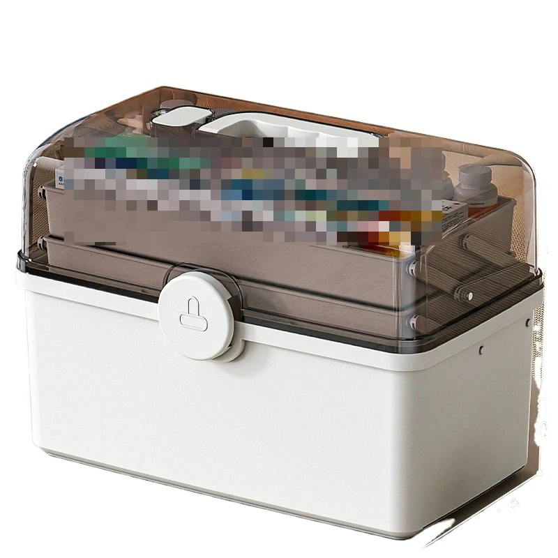 Medicine Box Family Pack Household Large Capacity Multi-layer Storage Box