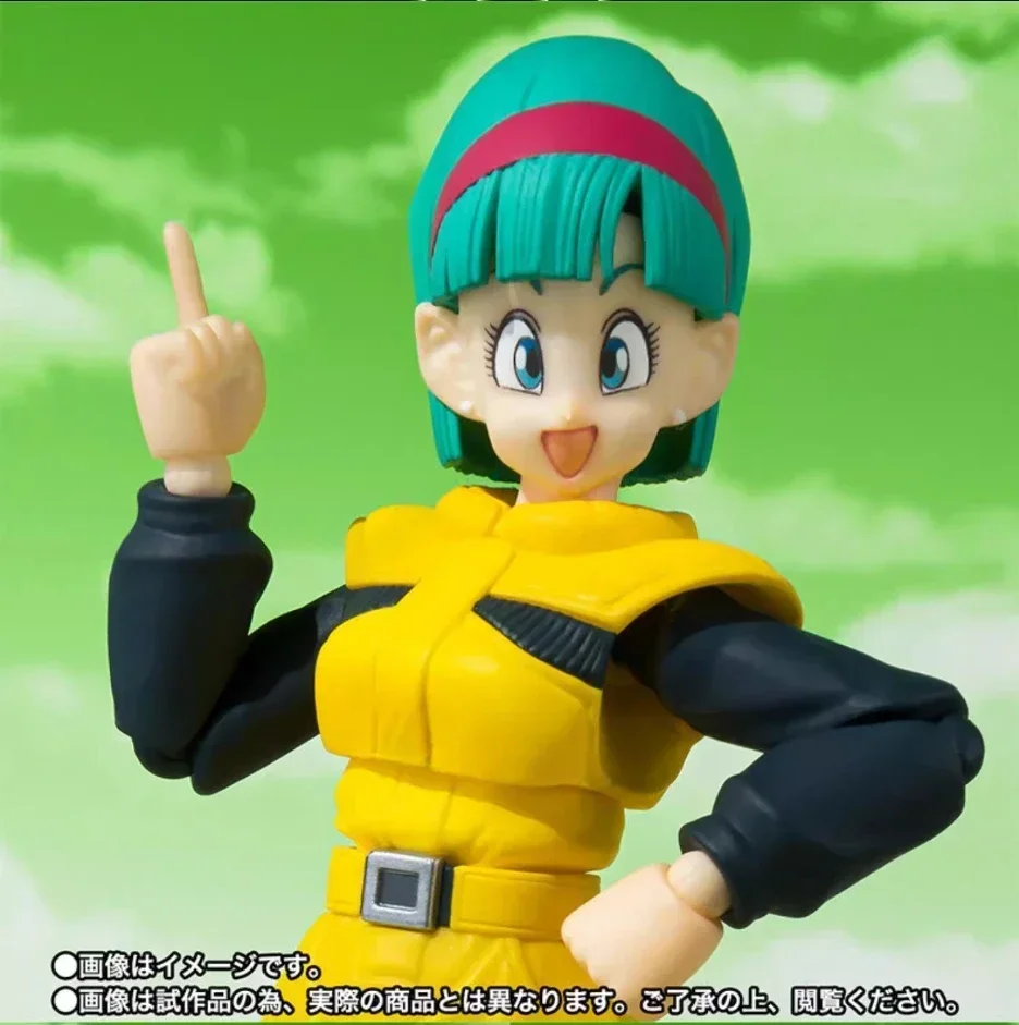 100% Original Bandai Shf Sh Figuarts Dragon Ball Bulma Journey To Planet Namek Action Figures Anime Model Toys Figura Pvc Gifts