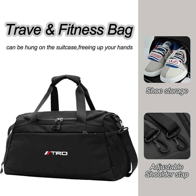 Bolsa de gimnasio, mochila de viaje, mochilas deportivas, bolsas de entrenamiento para Yoga y Fitness, paquete para Toyota TRD GR RAV4 Prius Yaris Corolla Auris CHR La