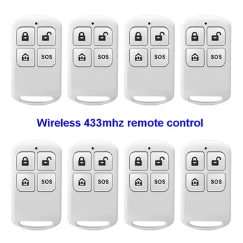 ACJ 433MHz Wireless Remote Control Detector EV1527 for Remotely Arm / Disarm Home Burglar Security Alarm System for PG103 107