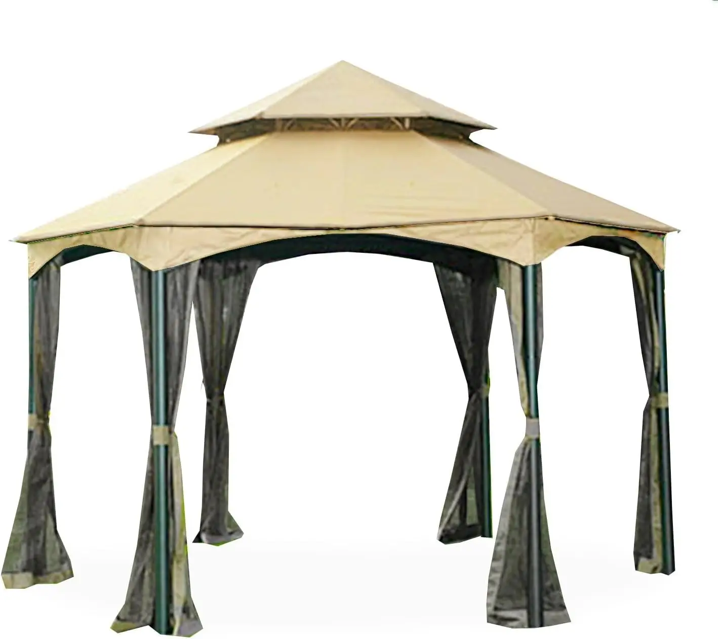 

Replacement Canopy for The Southbay Hexagon Gazebo - Will only fit Manufacturers Models L-GZ793PST-A, A111005500, Classic Sand