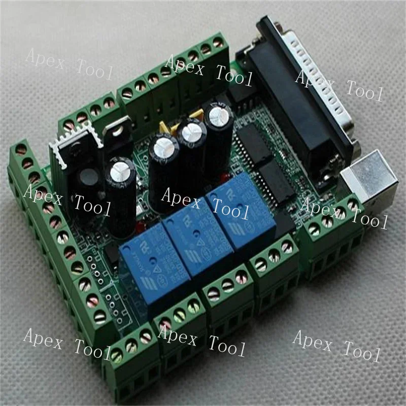 

Engraving Machine MACH3 CNC 4-axis Up to 6 Axis Interface Board 0-10VPWM