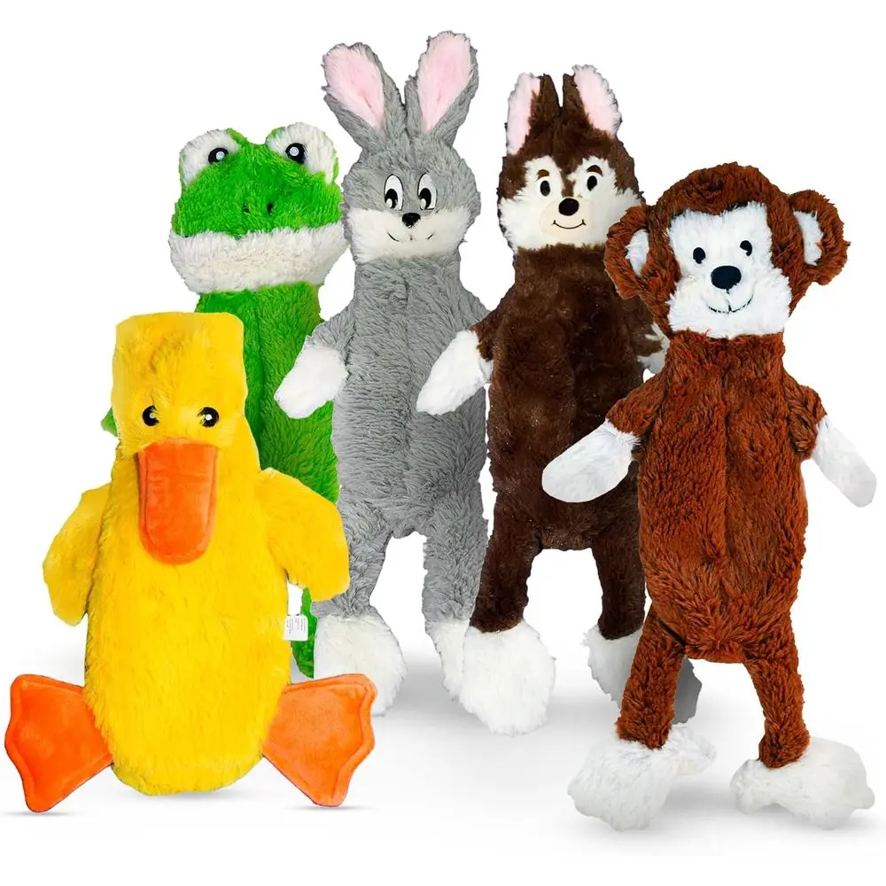 

Pack of 5 Latex Dog Toys, Unny Style, 21 INCH Long, Recommended for Small and Medium Dogs