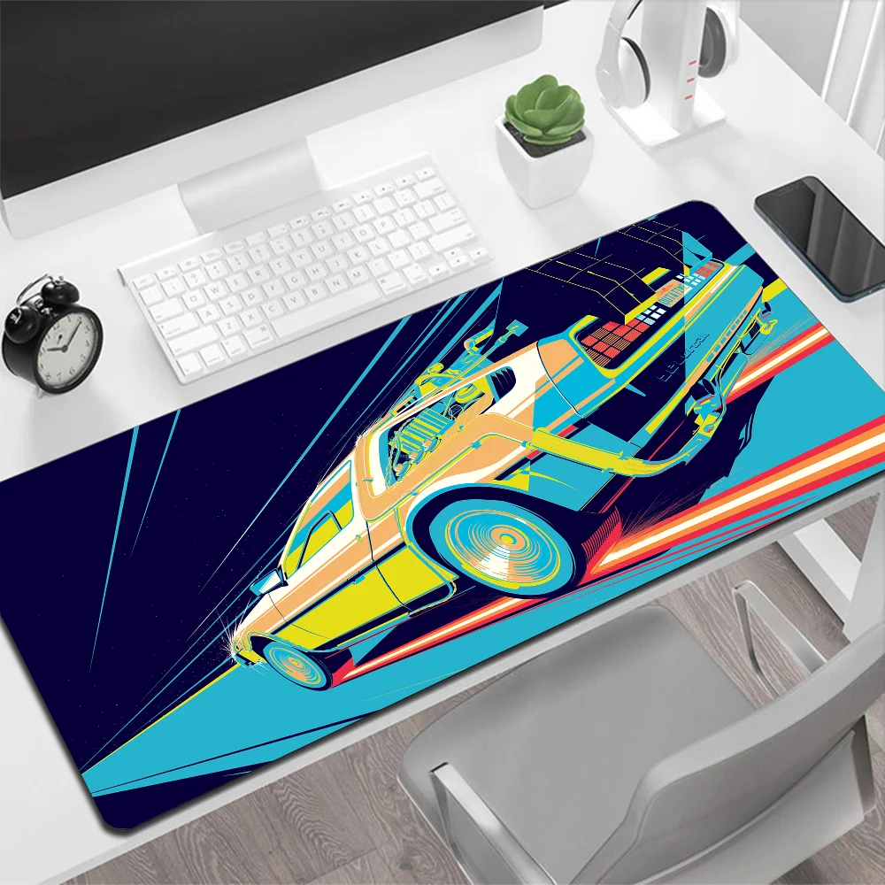 Back to The Future Large Mouse Pad Gaming Mouse Pad PC Gamer Computer Mouse Mat Big Mousepad XXL Keyboard Desk Mat Mause Pad