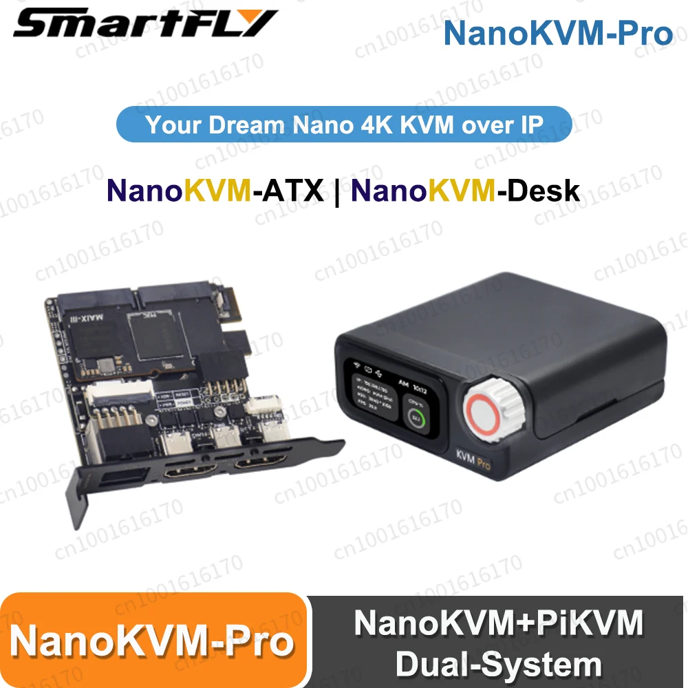 

Sipeed NanoKVM-Pro 4K IP KVM Мини-пульт дистанционного управления Сервер управления и управления Wi-Fi6 ATX Управление питанием Приложения для настольных ПК