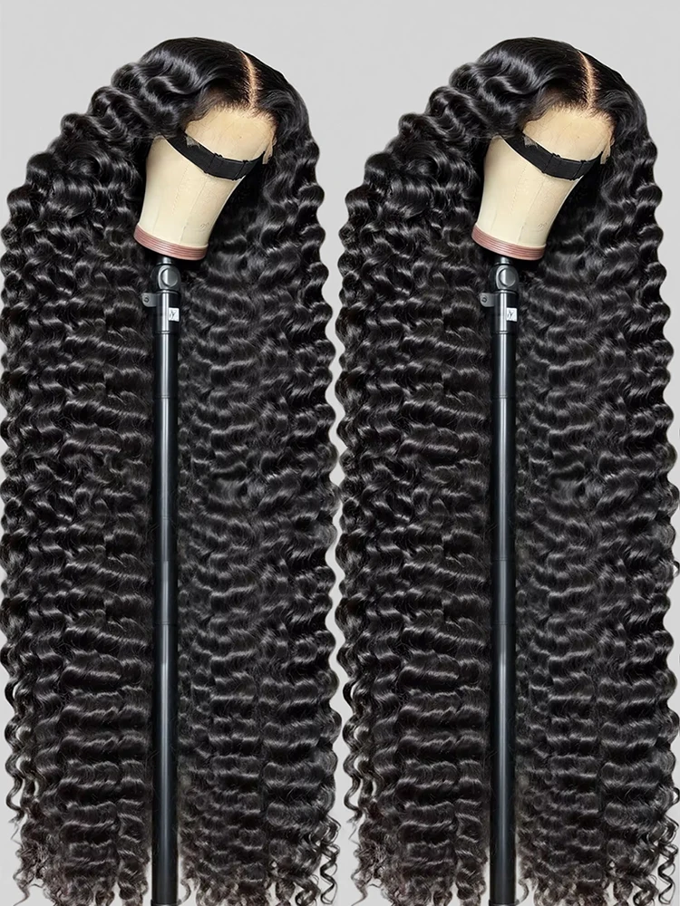

13x6 HD Loose Deep Wave Lace Frontal Wig 250 Density 30 40 Inch Water Natural Wave Curly 13x4 360 Full Lace Front Human Hair Wig