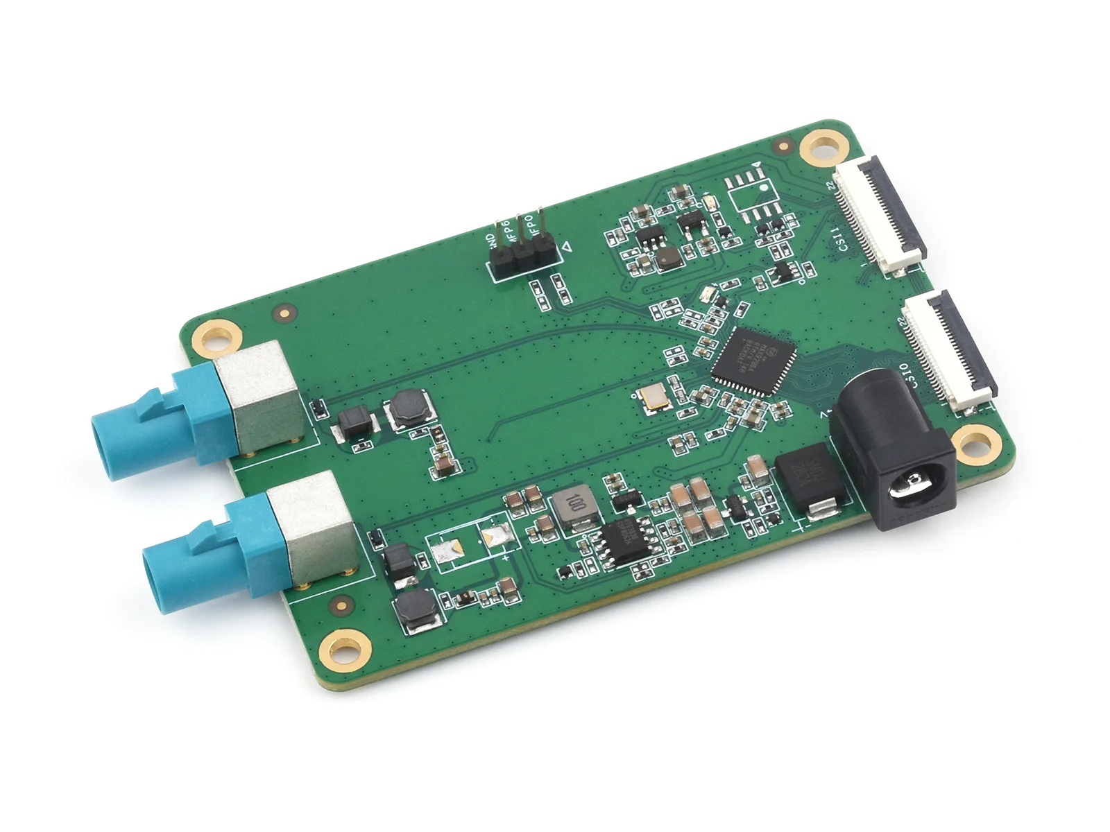 

2-Ch GMSL Camera Adapter Board, Equipped With MAX9296A Deserializer, High-Speed And Low-Latency Serial Transmission, Compatible