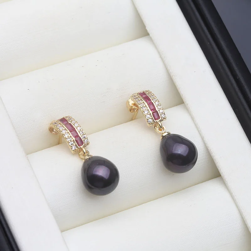 

Wedding 925 Sterling Silver Pearl Earrings Woman,Beautiful White Natural Freshwater Pearl Earring Wife Mother Anniversary Gift