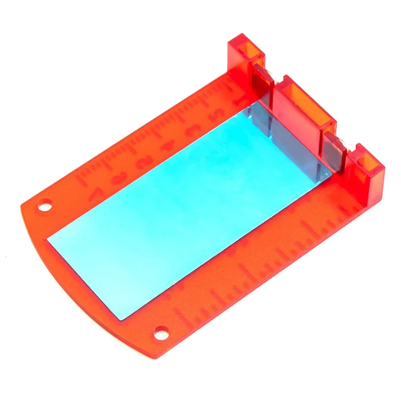 Lase Target Card Plate 10x7cm For Green Red Lase Level For Line Lasers Reflective Magnetic Plate Laser Target Measurement Tool