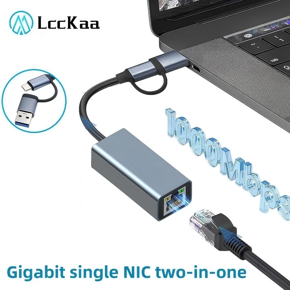 USB 3.0 to RJ45 Ethernet Adapter 1000Mbps Gigabit Network Card USB LAN Dongle for Laptop PC Macbook Windows Linux Android Mac OS