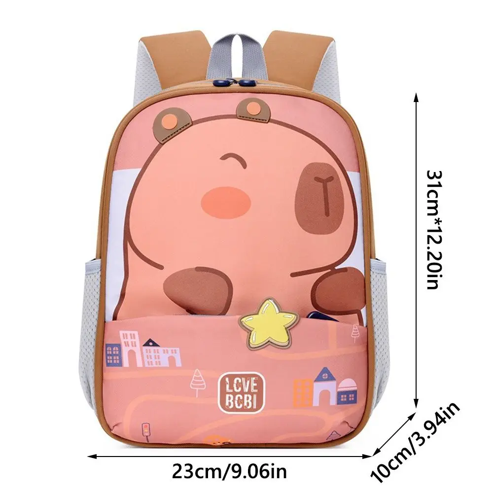 High Quality Capybara/Rabbit Capybara Backpack Large Capacity Multi-pocket Shoulders Bag Bookbags School Office