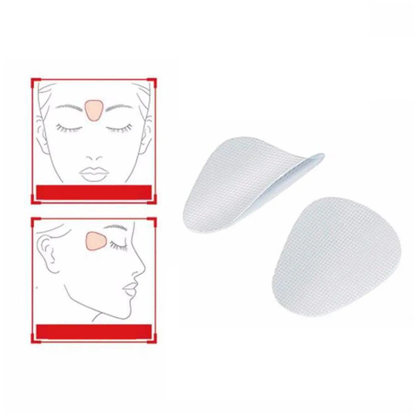 Almohadillas faciales antiarrugas para el cuidado de la piel flacidez, cinta de levantamiento de líneas faciales en forma de V, levantamiento rápido, maquillaje, eliminación de arrugas, herramientas de cuidado Facial