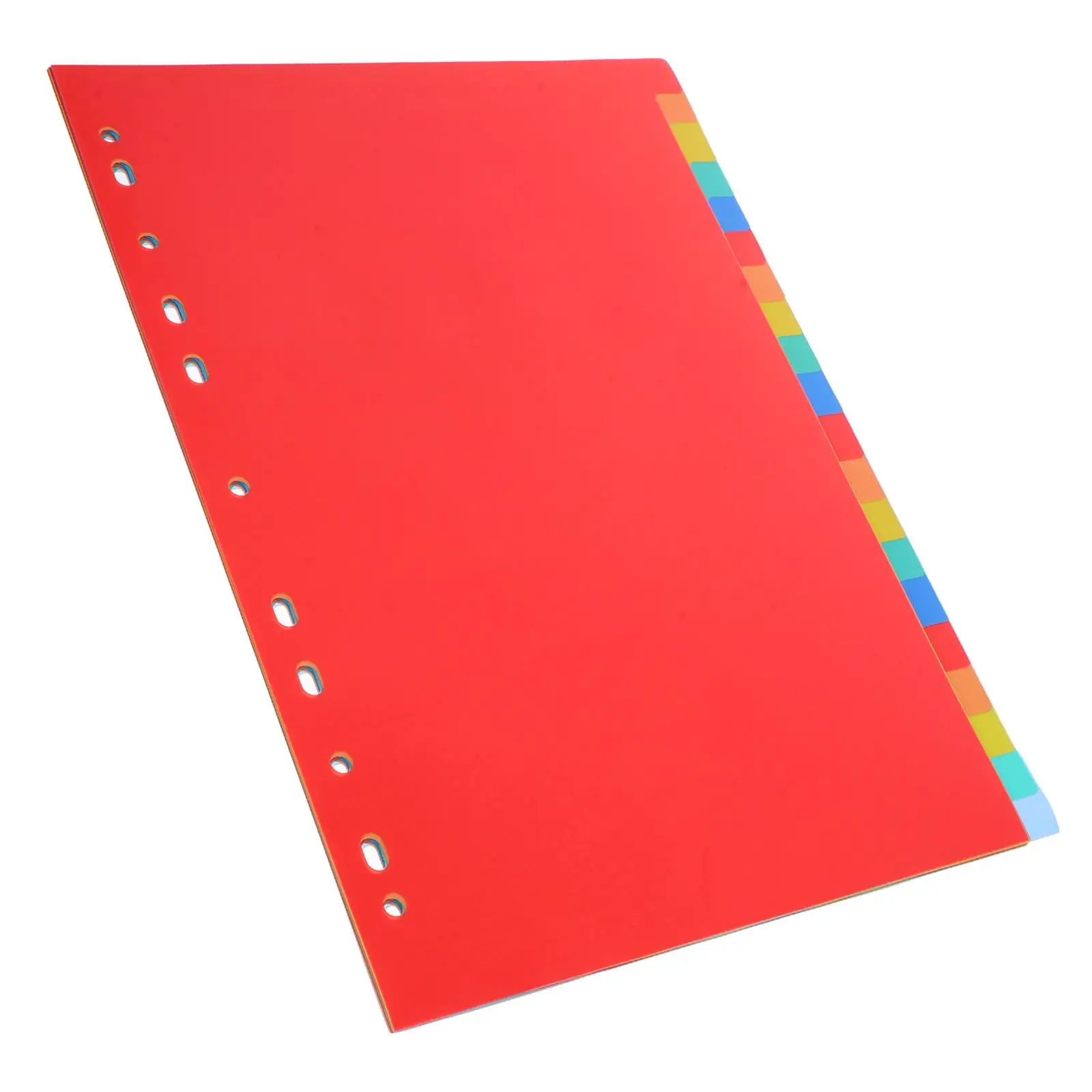 20 Index 11 Binder Notebook Tab Dividers Holes Colored Tabs Writable Binder Dividers Notebook ganizers Plastic PP