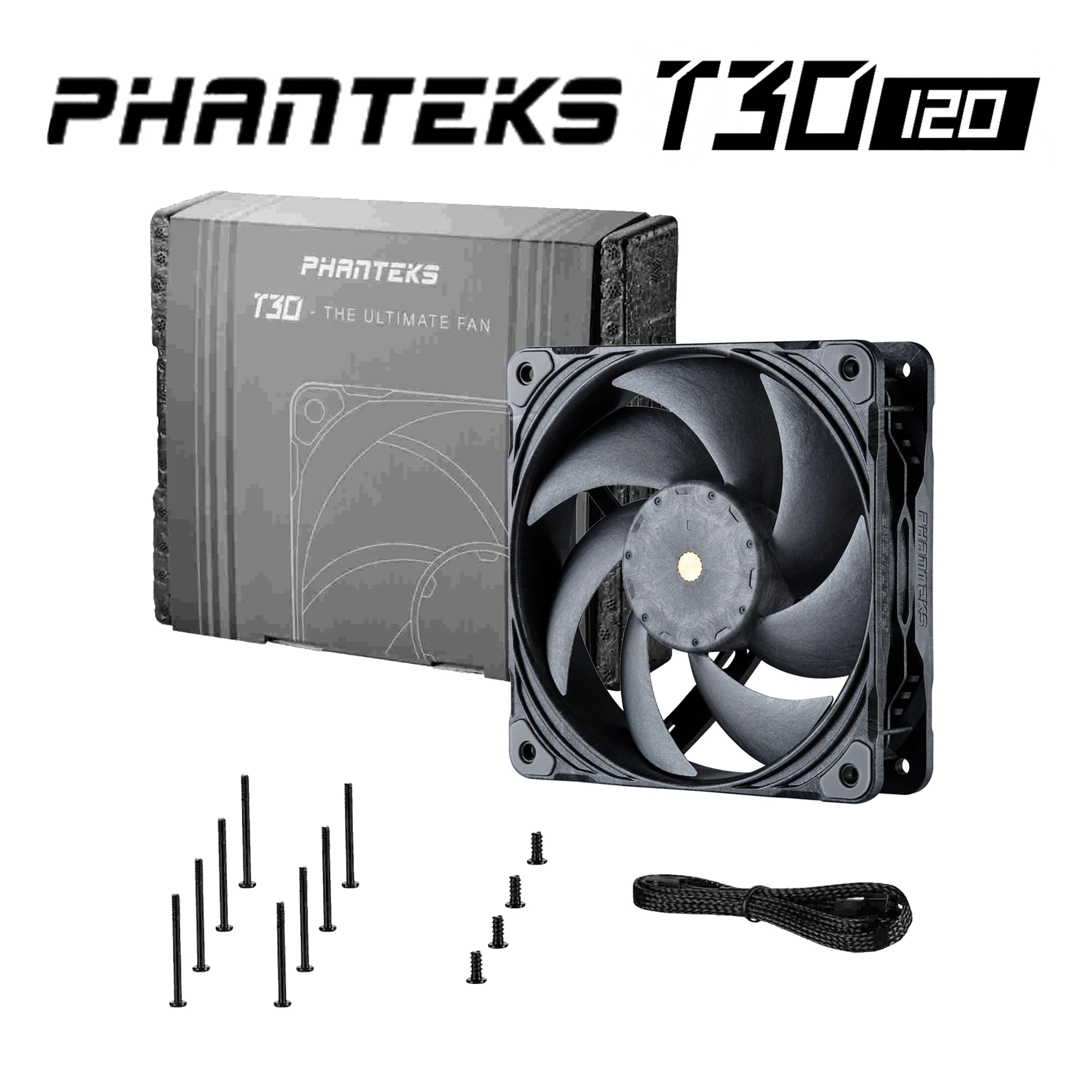 Phanteks T30 120mm 3000RPM PWM CPU Case Fan