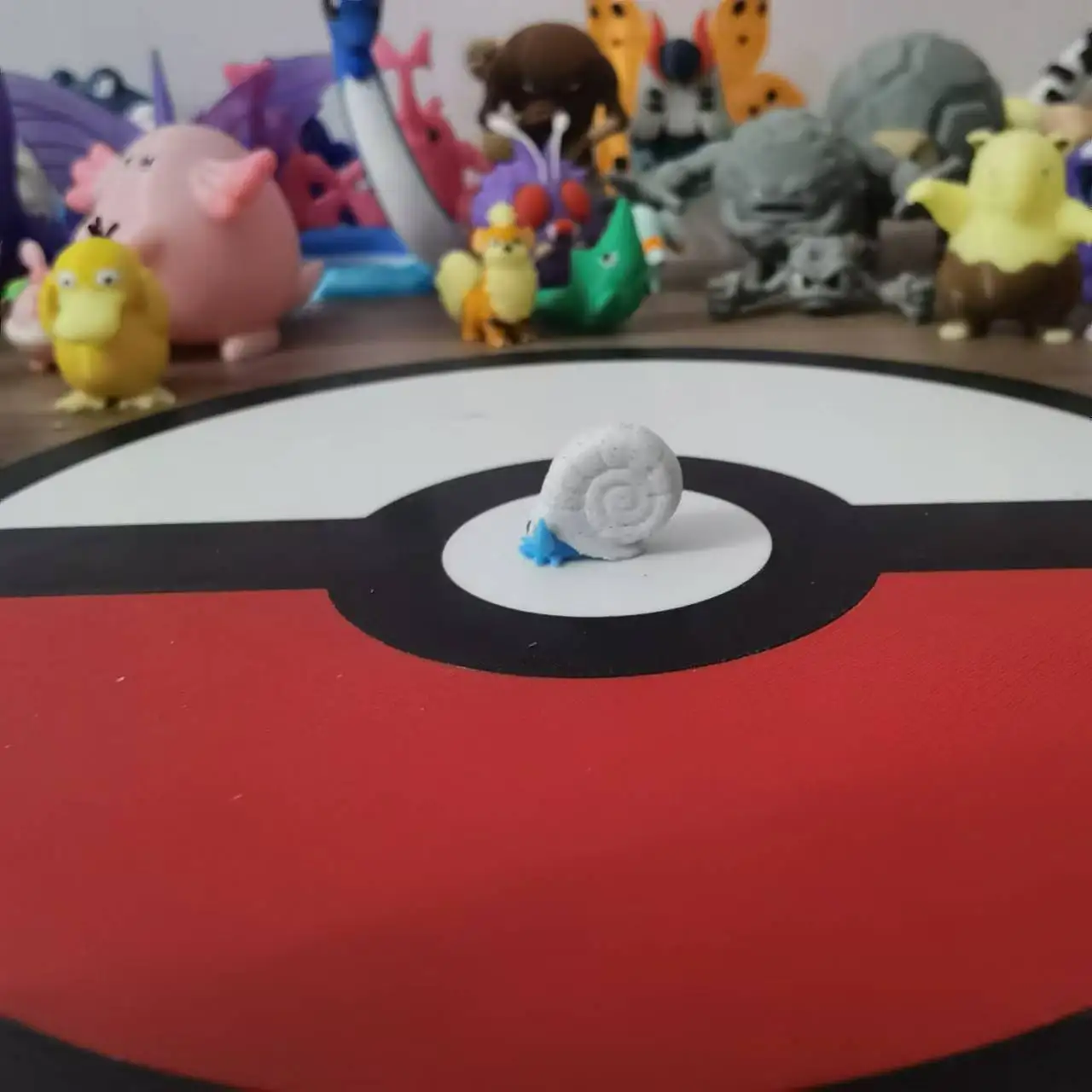 อะนิเมะใหม่ Omastar Omanyte ตัวเลข Poliwhirl Poliwrath สัดส่วน World 1:20 Diy 3d การพิมพ์การ์ตูนเดสก์ท็อปรุ่นของเล่นเด็กของขวัญ