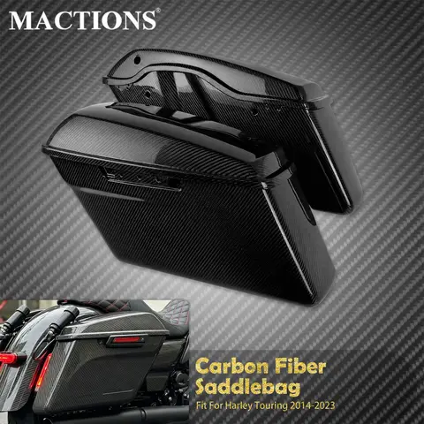 Motorcycle Hard Saddlebags With Lids For Harley Touring Electra Street Road Glide Road King Ultra Limited FLTRX Luggage Side Box