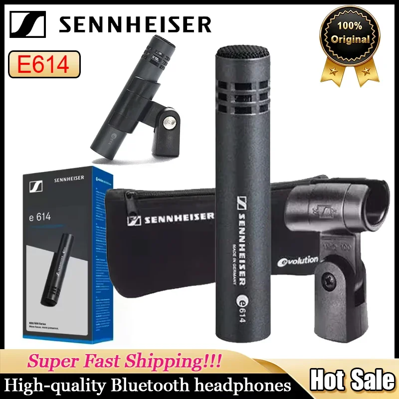 microfono-a-condensatore-ipercardioide-sennheiser-evolution-serie-600-e614-per-strumenti-a-fiato-e-strumenti-a-corda