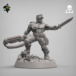 75mm,50mm,32mm, 28mm,miniature model resin figure , Colonel Apollo 'Ironman' Proximal, Unassembled and unpainted kit