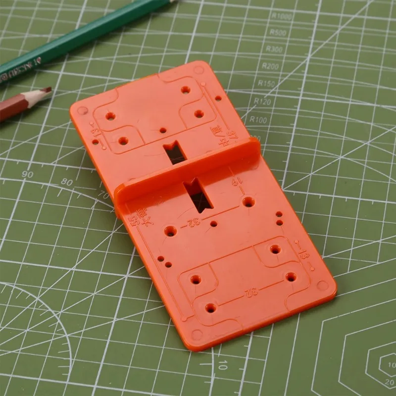 

Hinge Hole Drilling Guide Plastic 35mm Woodworking Punch Opener Locator For Furniture Installation DIY Template Carpentry Tools