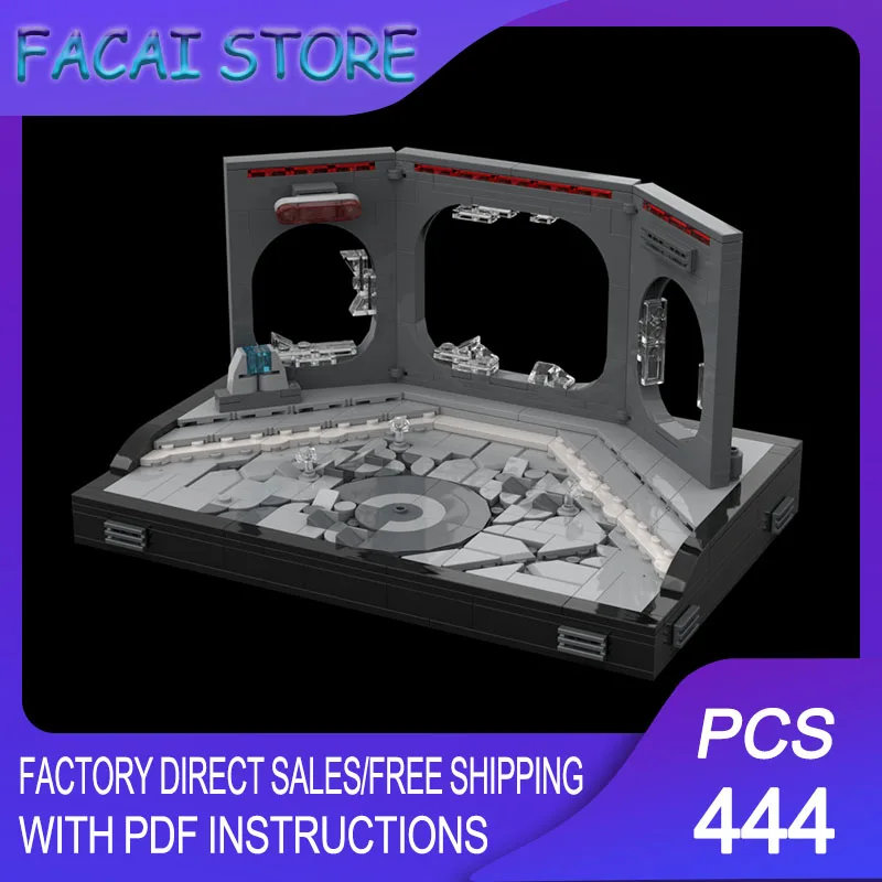 

Popular Star Movie Moc Building Bricks Modular Escape from the Base Model Technology Blocks Christmas DIY Toy Construction Gifts