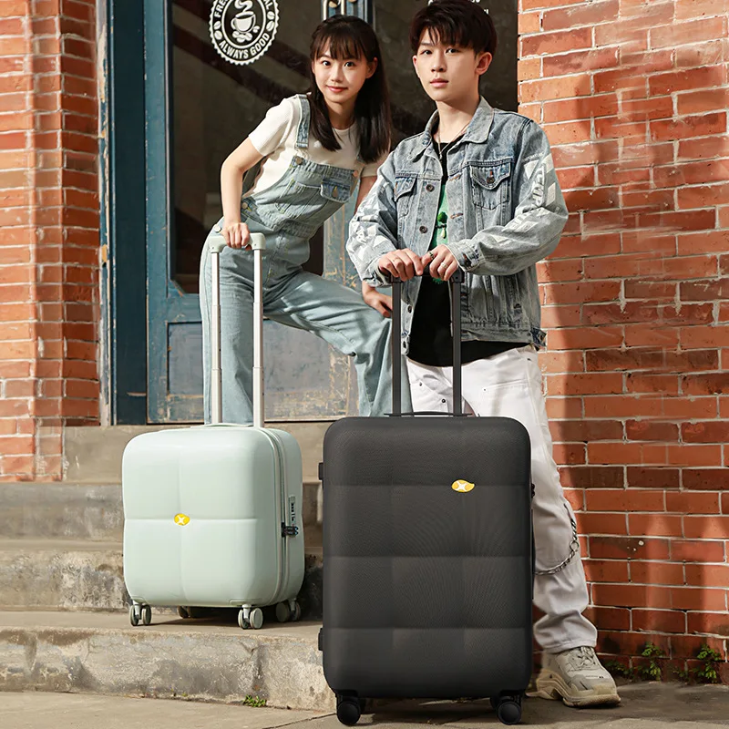 Well-designed Rolling Luggage Travel Suitcase Fashion Color Scheme Trunk Large Capacity Suitcases Silent Universal Wheel Luggage