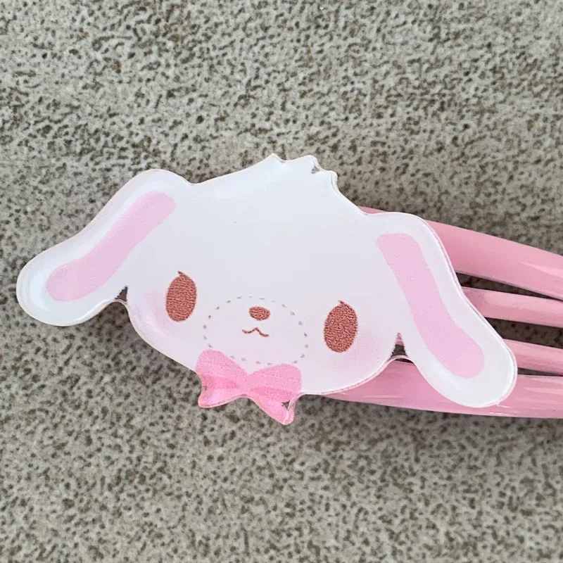 مشابك شعر لطيفة على شكل أرنب السكر، دبابيس شعر على شكل أرنب كرتوني، أغطية رأس، إكسسوارات شعر كاواي للفتيات والنساء