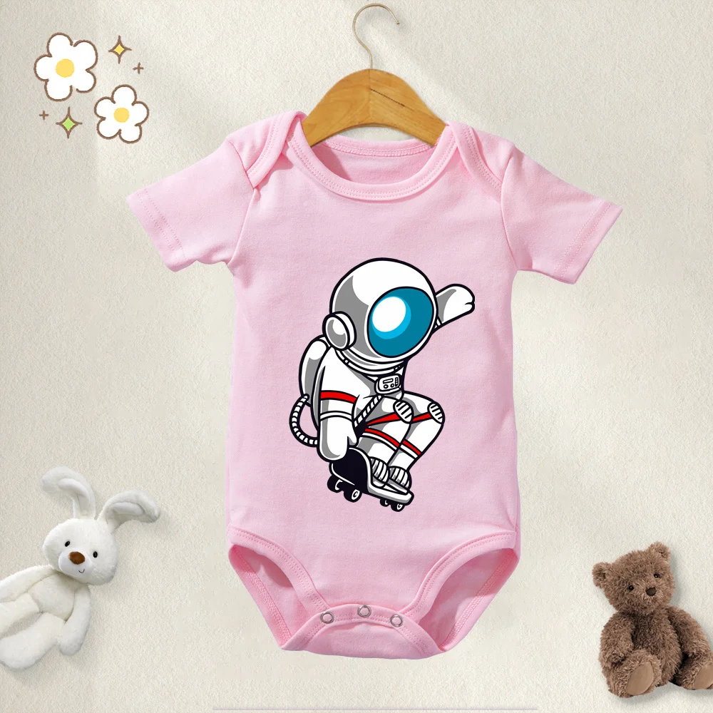 New Style Baby Onesie Boys Girls Romper 100% Cotton Astronaut Cute Print Jumpsuit Infant Clothing Newborn Costume Baby Clothes