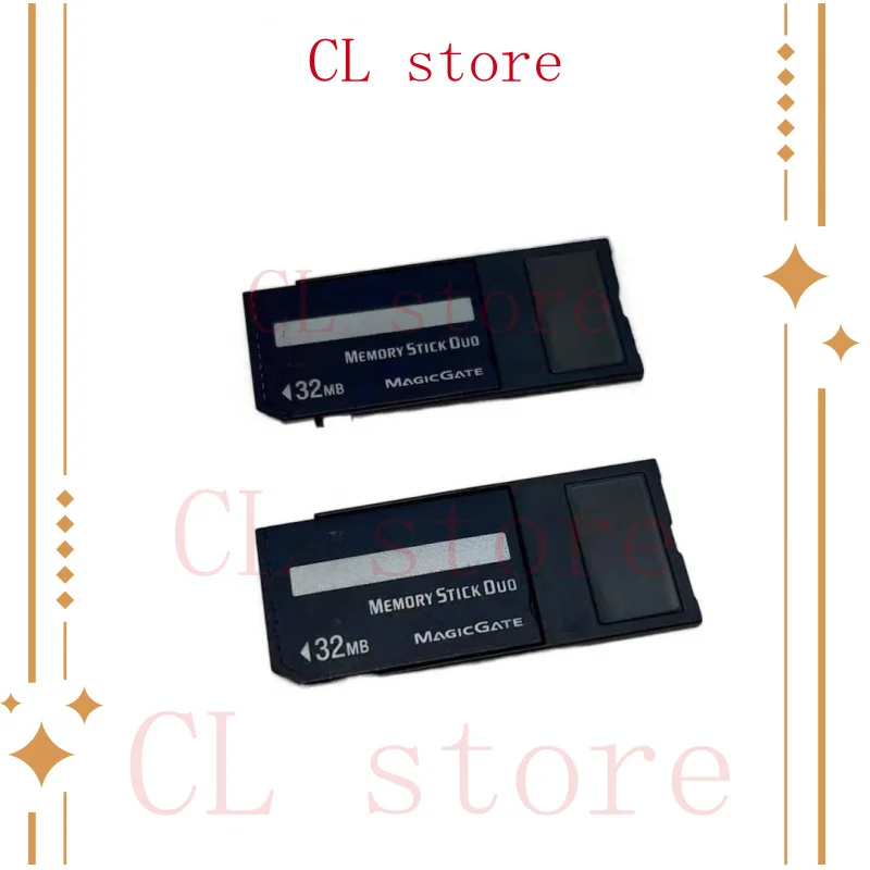 95%NEW FOR Sony 32MB Memory Stick Duo With MS Duo Long Adapter  Old Cameras