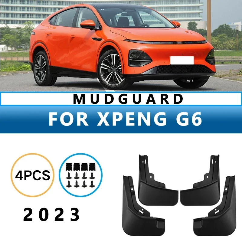 

Mud Flaps Fit for XPENG G6 2023 Mudquards Tire Fenders Splash Proof Accessories Wheel Guards 4ps