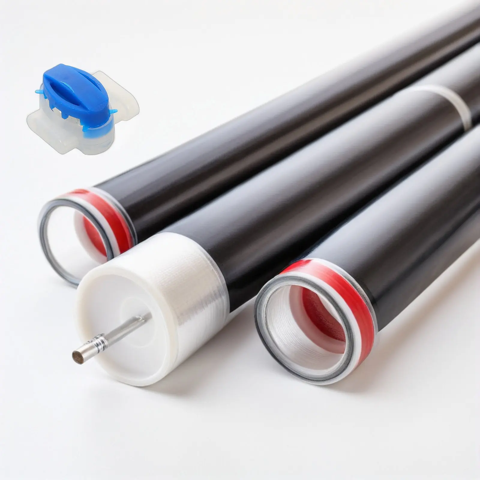 5Pcs Waterproof Three Hole Communication Cable Connector for Outdoor Telephone Network Wiring Industrial Equipment Dustproof