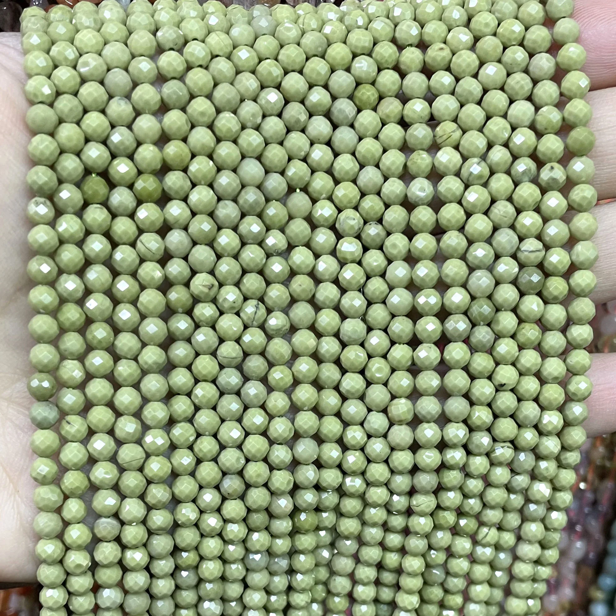 2MM 3MM 4MM Natural Stone Face - đánh giá và giá Jewelry Making Necklaces