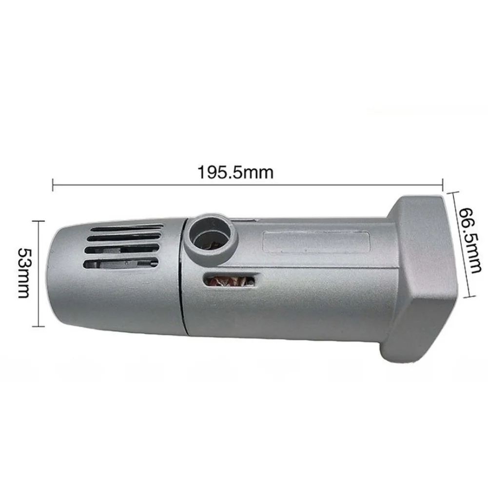 Bimetal Angle Grinder Housing Shell 195.5mm Gray Aluminum Body Replacement Part For 100mm Grinding Machine Power Tool Accessorie