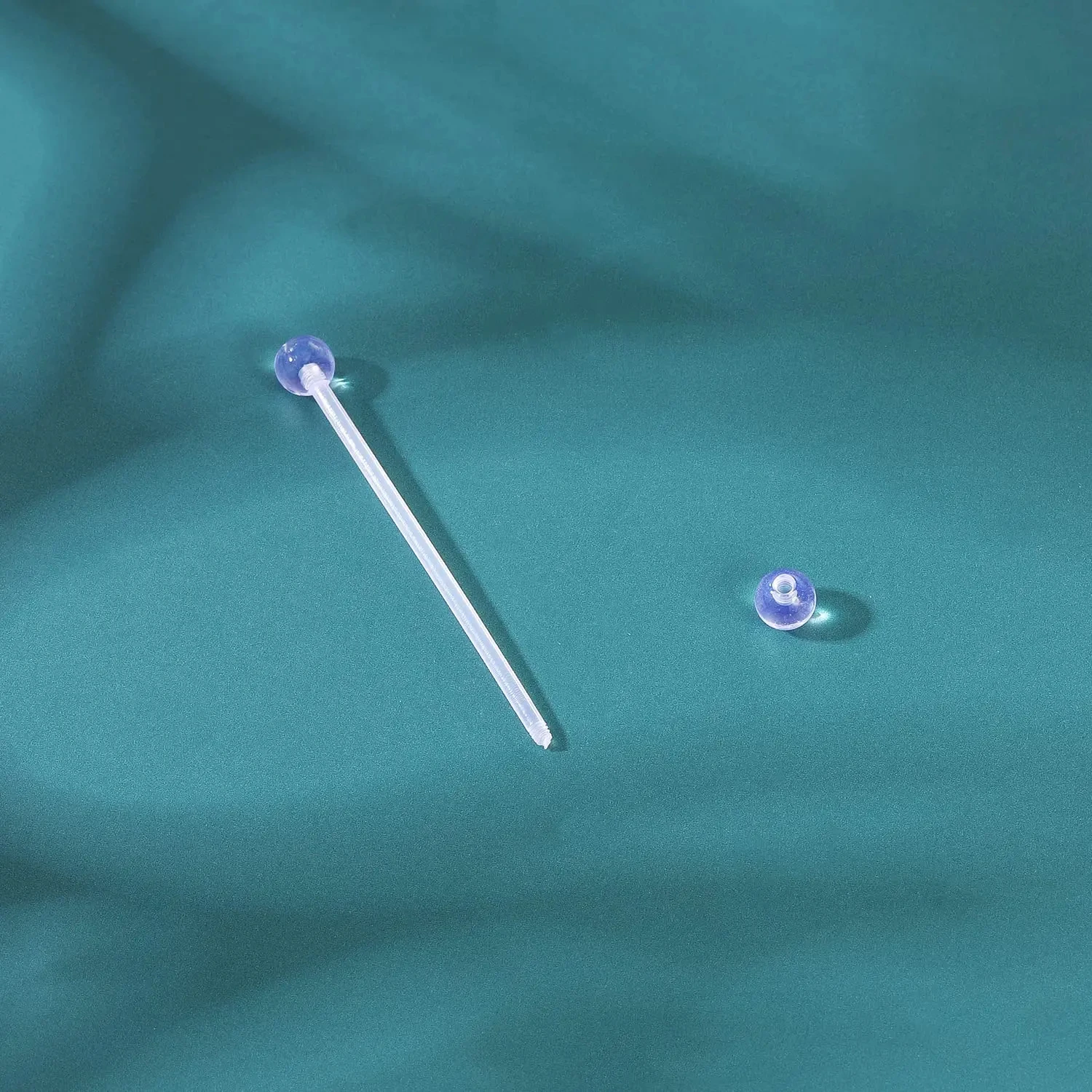 10Pcs/1Pcs 14G Stainless Steel Industrial Barbell Earring Cartilage Body Piercing Jewelry 32mm 35mm 38mm Earrings Acrylic