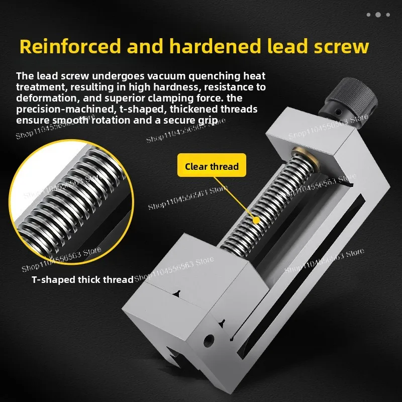 

Высокоточные настольные тиски QGG — для фрезерных/шлифовальных станков, ручное крепление, размеры 2/4/5/6/8 дюймов