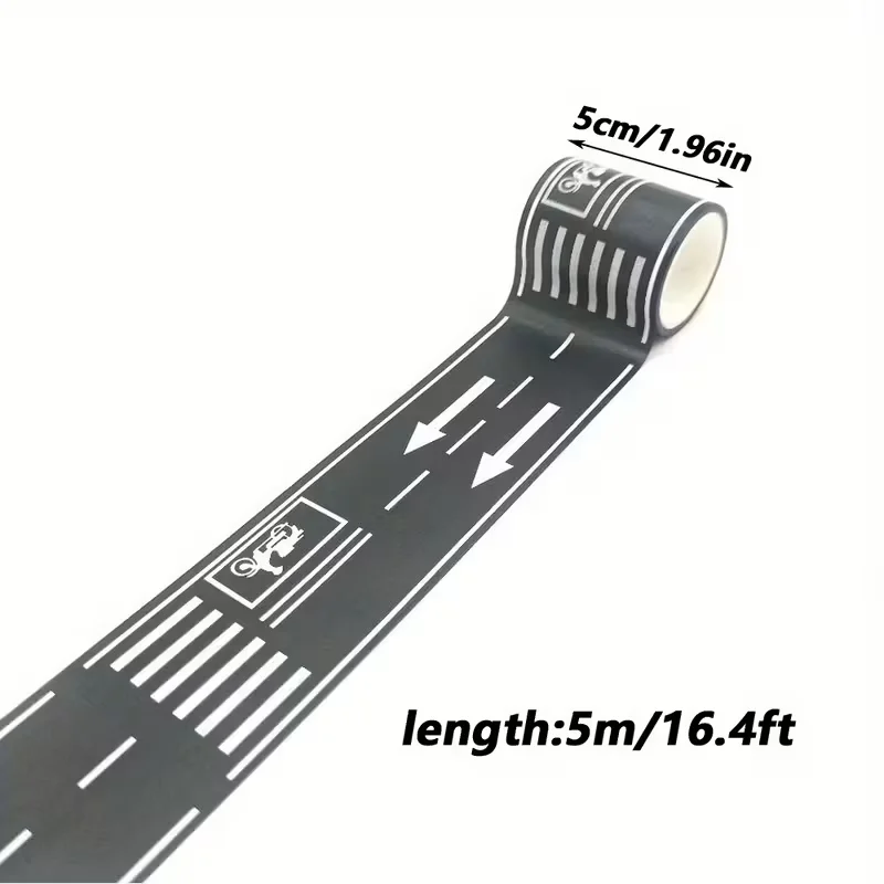 Klettband für Autobahnen, Kreatives Verkehrs- und Parkplatzmarkierungsband, Kunst-DIY-Bastelband, Aufkleber – Detail 1