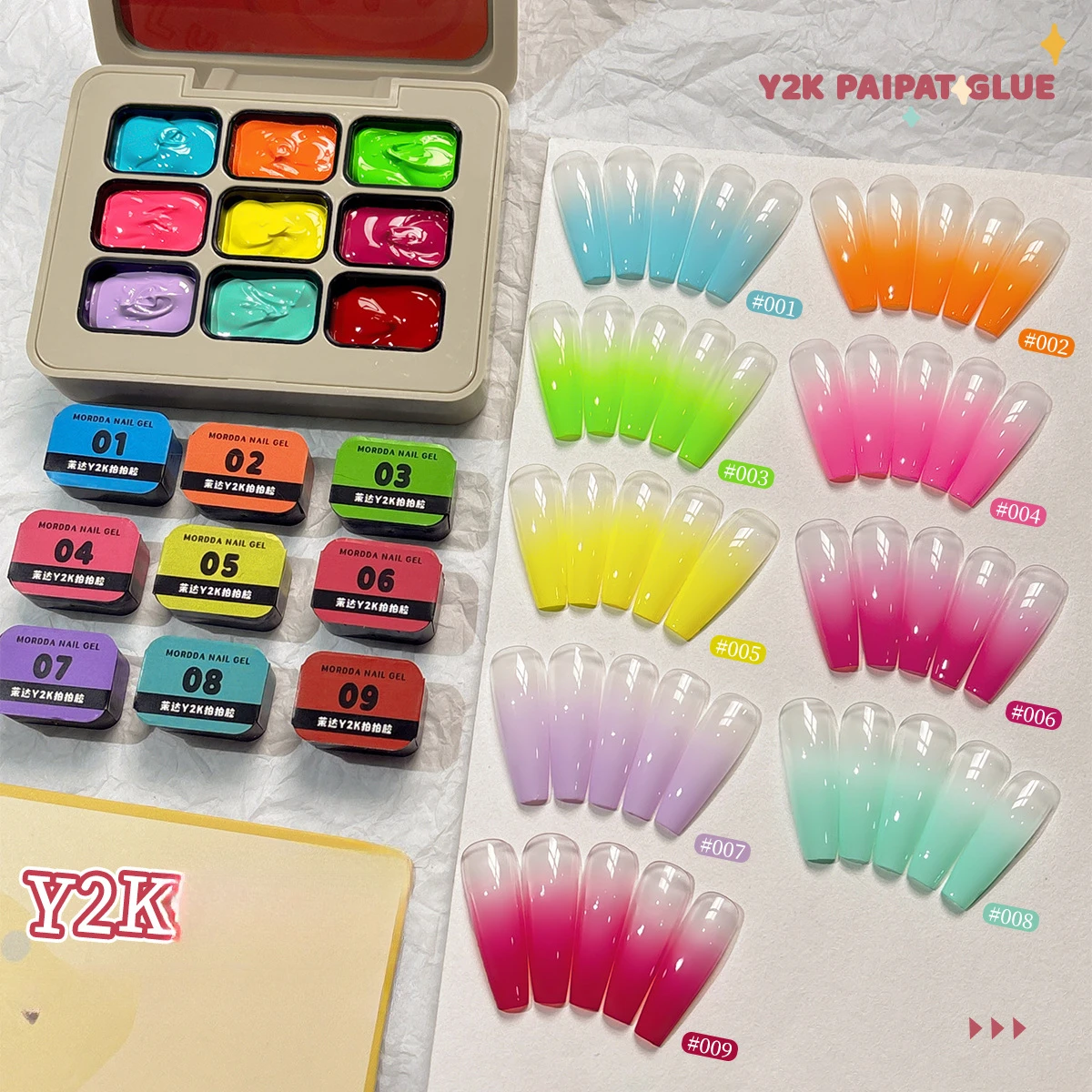 

Ombre Mud Pat Painting Gel Paint Nail Drawing Gel No Flowing Gradient Semi Permanent Soak Off Nail Art Gel Varnishes For Nails