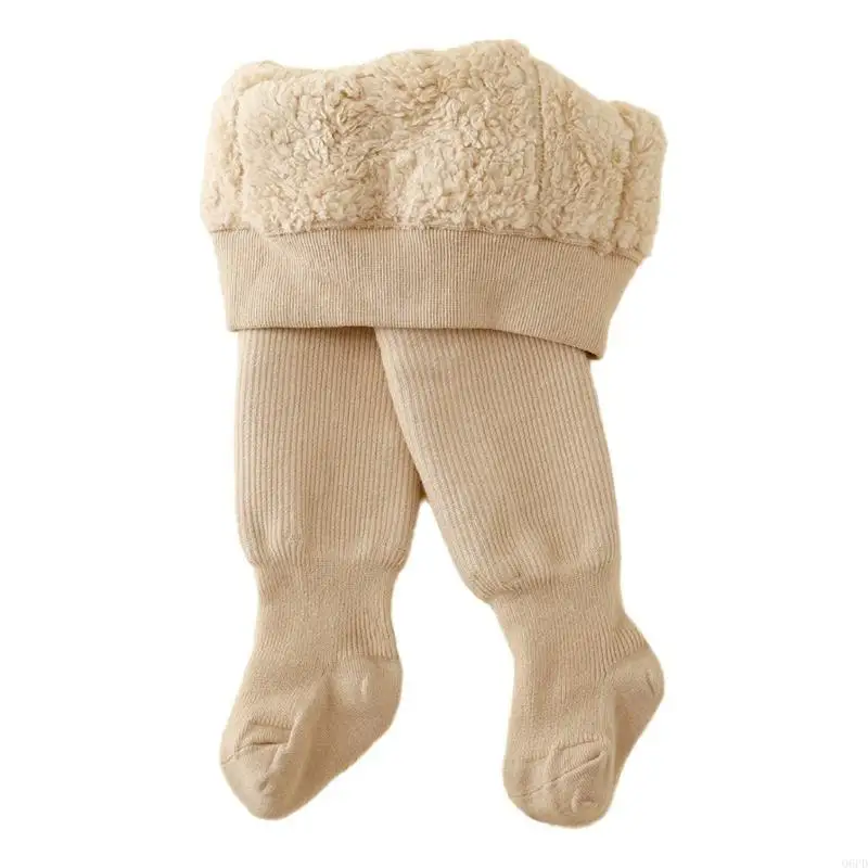   Cozy Fleece Lined Tights Infant Heating  Leggings Winter Essential for Kids Warm