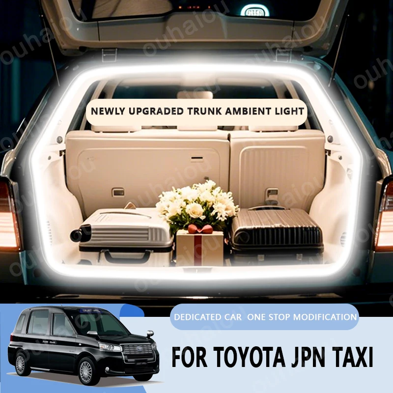 

For Toyota JPN TAXI trunk light modification light Atmosphere lights White warm white Rear Trunk LED Light Bar