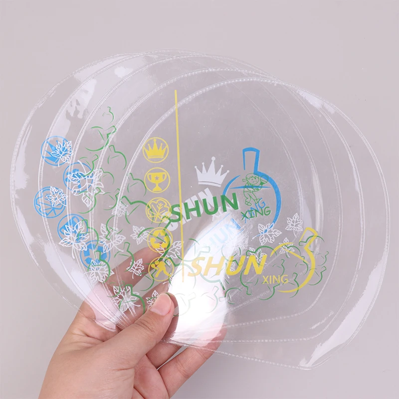 5Pcs 16cm Clear Rubber Protective Film for Table Tennis Rubber Protector