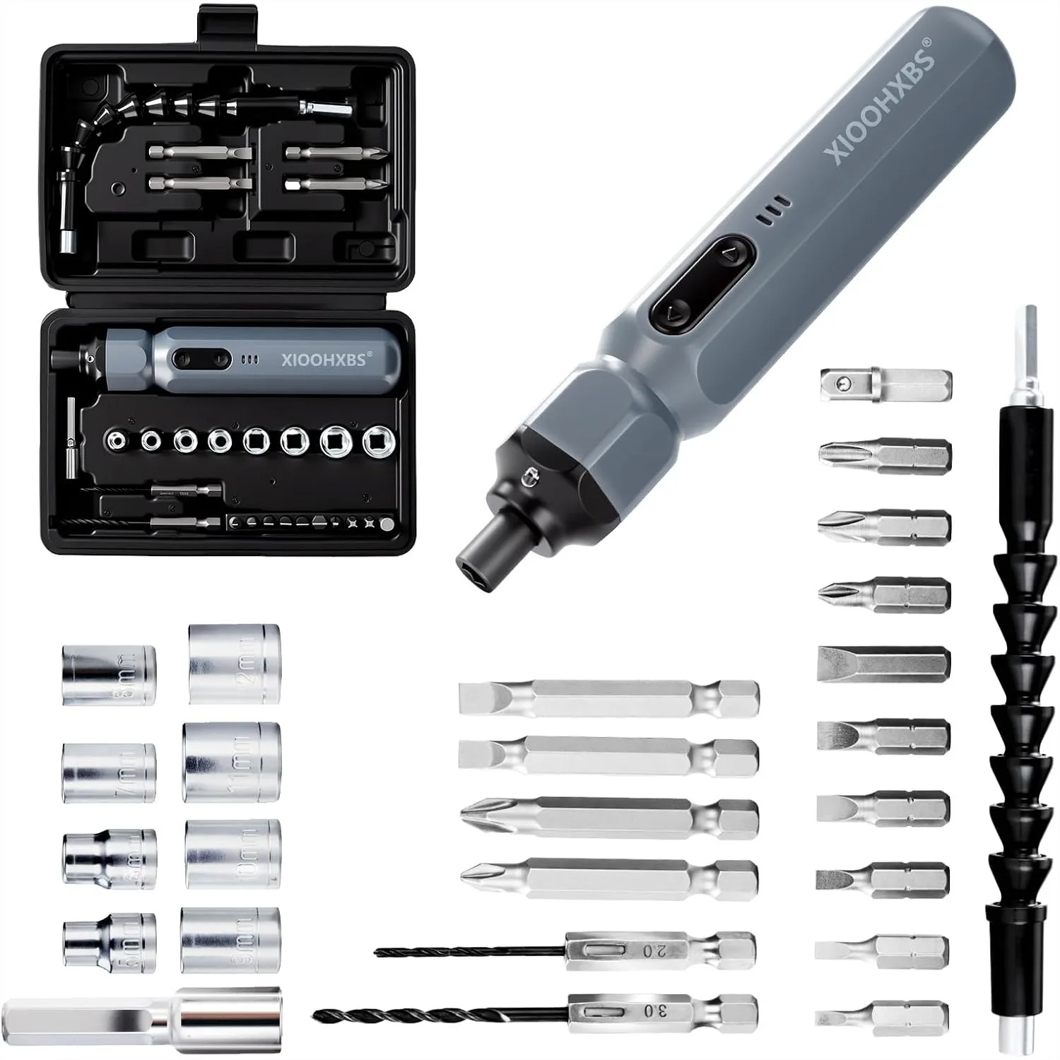 

Electric Screwdriver 3.6V Cordless Power Tool with 250 RPM Motor, LED Light, and Portable Toolbox for Electronics Repairs - Your