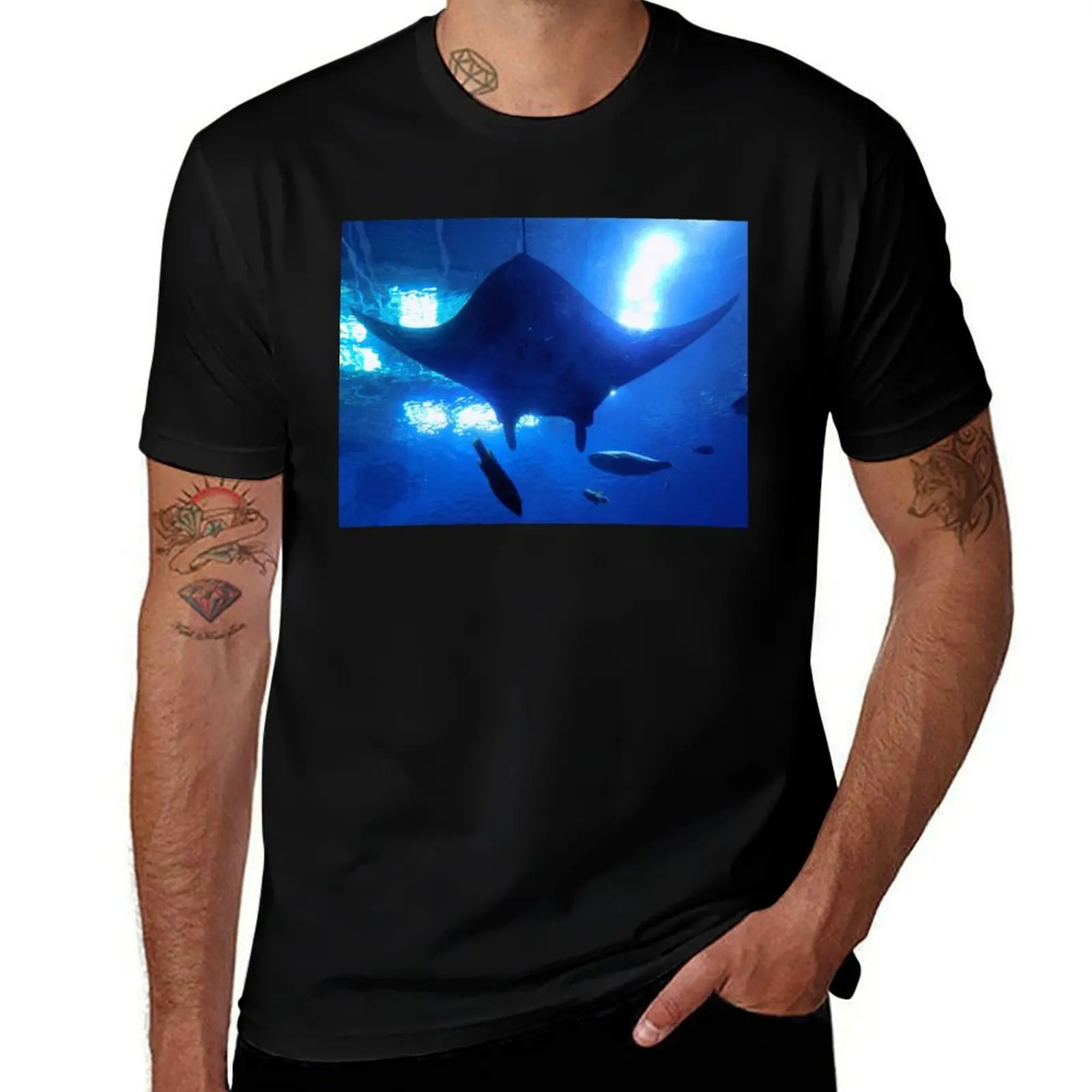 

Manta Ray Underview T-Shirt anime t shirts for man man t shirt designer man graphic t shirt T-Shirt