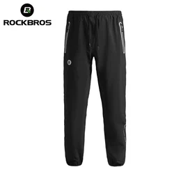 ROCKBROS Cycling Pants Waterproof Breathable Trousers High Elastic Bicycle Pants Fitness Outdoor Sports Fishing Cycling Clothing