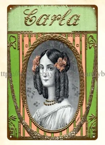 Carla Cigar metal tin sign discount wall decor home accents
