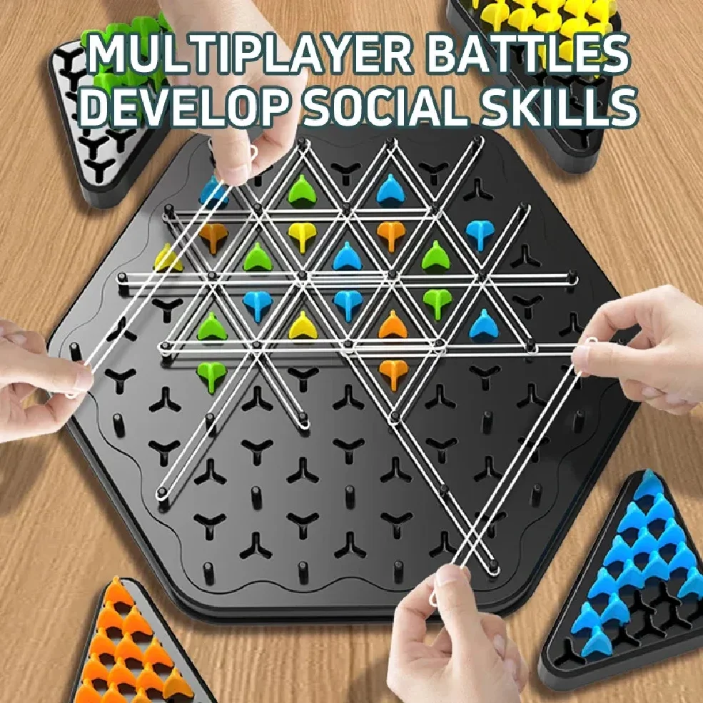 Jogo de Tabuleiro Triangle Chess Splendor Duel, Jogo de Estratégia para Crianças e Adultos, Jogo Familiar Divertido, Lógica e Tabuleiro de Xadrez