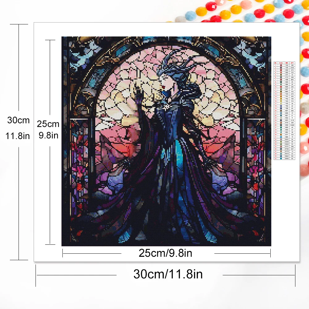 Disney Diamond Embroidery Maleficent Picture Of Rhinestones Full Square Mosaic Portrait New Arrival Painting Wall Art