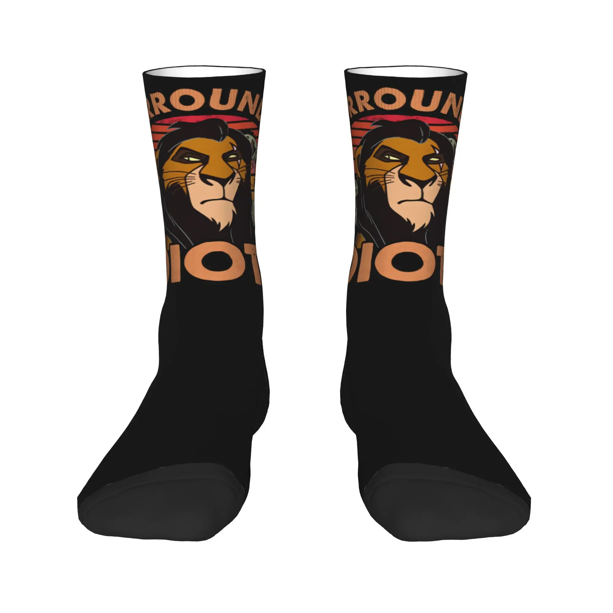 The Lion King Stockings  Custom Casual Socks Autumn Anti Skid Socks Men Running Comfortable Socks