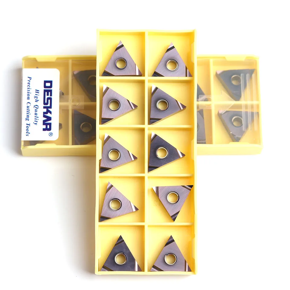 DESKAR TNGG160402 TNGG160404 L-F R-F LF6018 100% Original คาร์ไบด์เครื่องกลึง CNC เครื่องมือตัดเครื่องมือสแตนเลส